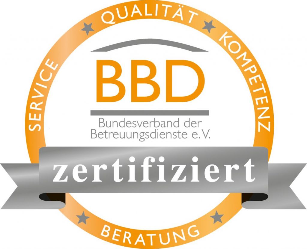 Siegel des Bundesverband der Betreeungsdienste e. V.